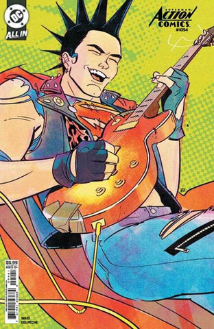 Action Comics #1094 Cover D Annie Wu Punk Rock Card Stock Variant