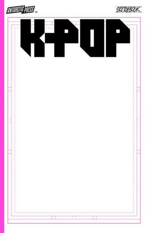 K Pop Sketchbook (One Shot) Glitter Pink
