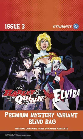 Harley Quinn X Elvira #3 Cover N Premium Blind Bag Variant Limited To 1981 Copies