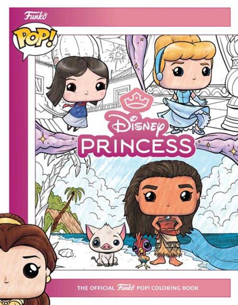 Disney Princess Hardcover The Official Funko Pop Coloring Book