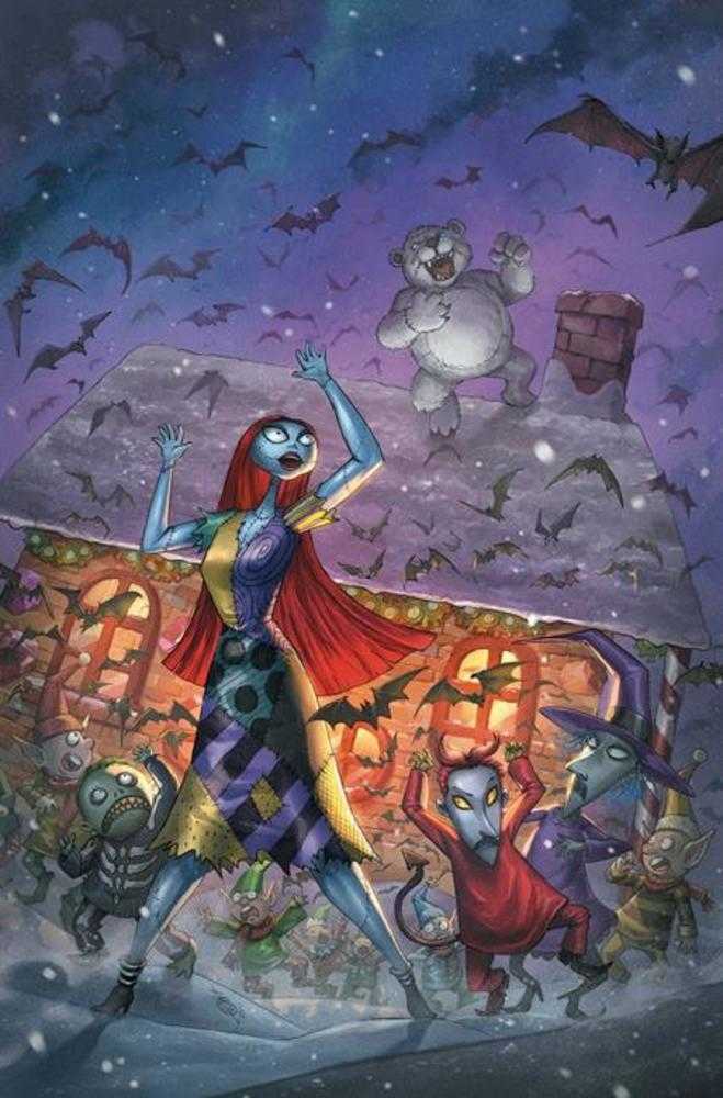 Tim Burtons The Nightmare Before Christmas The Shiver Of Christmas Town #3 Cover G 1 in 10 Alan Quah Full Art Variant