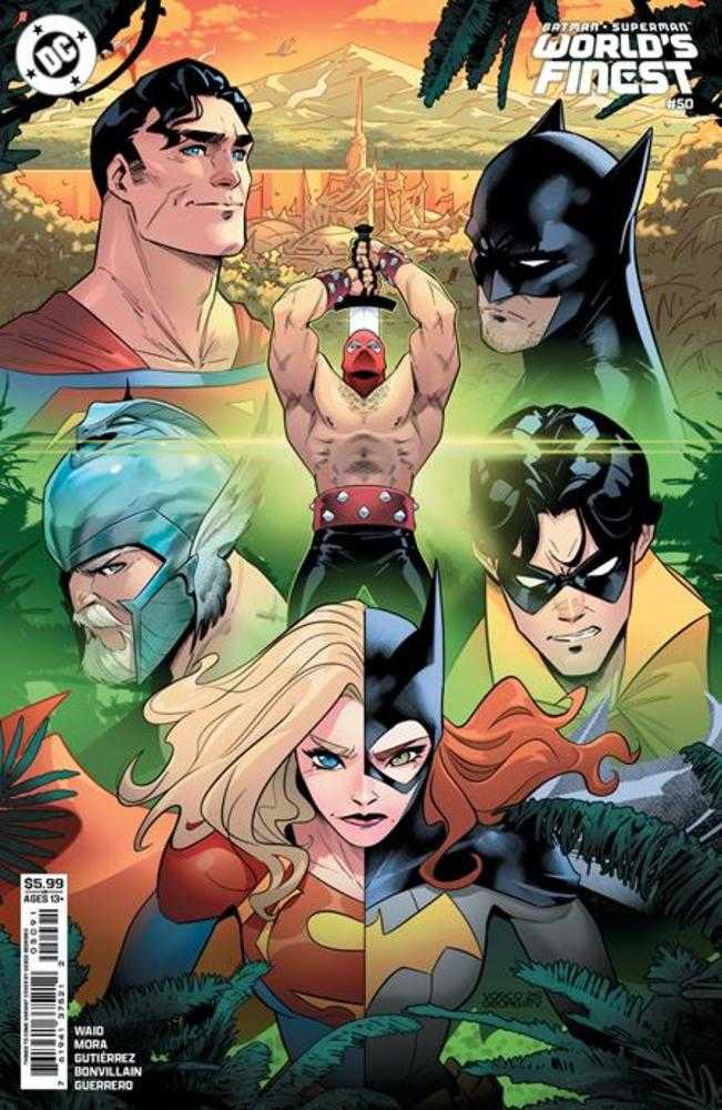 Batman Superman Worlds Finest #50 Cover H Vasco Georgiev Things To Come Card Stock Variant