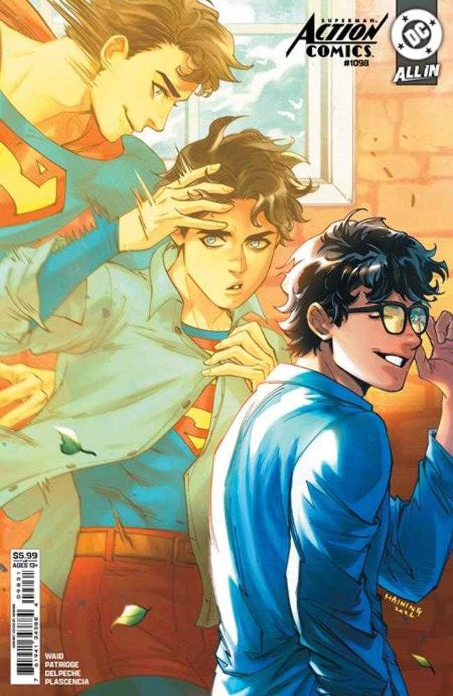 Action Comics #1098 Cover C Haining Card Stock Variant (The Reign Of The Superboys)