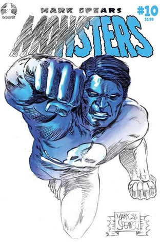 Mark Spears Monsters #10 Cover C Mark Spears Midknight Man Concept Variant