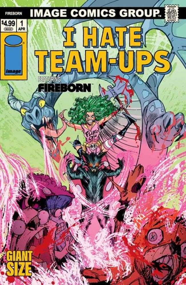 Fireborn #1 Cover N Patrick Mulholland I Hate Fairyland Team Up Variant
