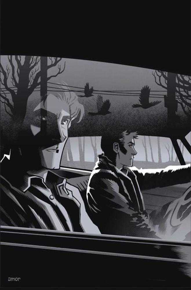 Supernatural #9 Cover K Inc 1:5 John Amor Line Art Full Art Variant