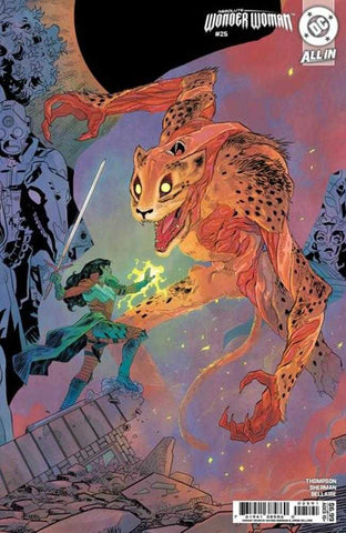 Absolute Wonder Woman #25 Cover I Hayden Sherman Middle Connecting Card Stock Variant