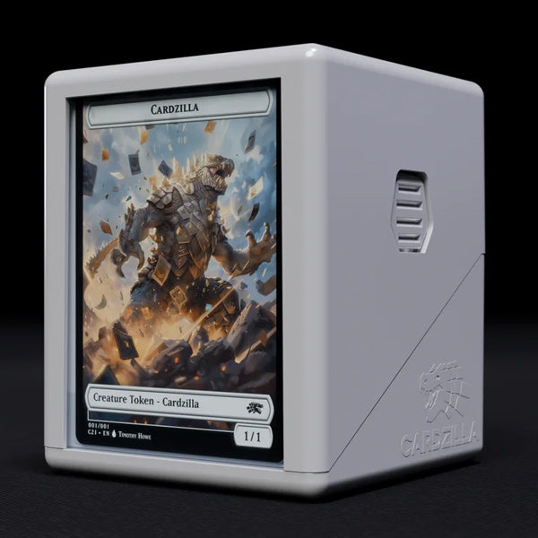 Deck Box: Cardzilla Showcase 100+- White