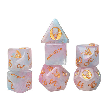 7-Die Set Stranger Things Adventure Dice: Erica