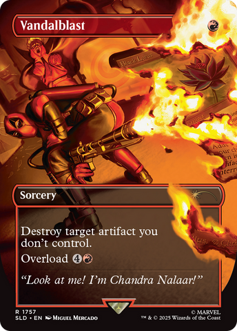Vandalblast (1757) (Rainbow Foil) [Secret Lair Drop Series]