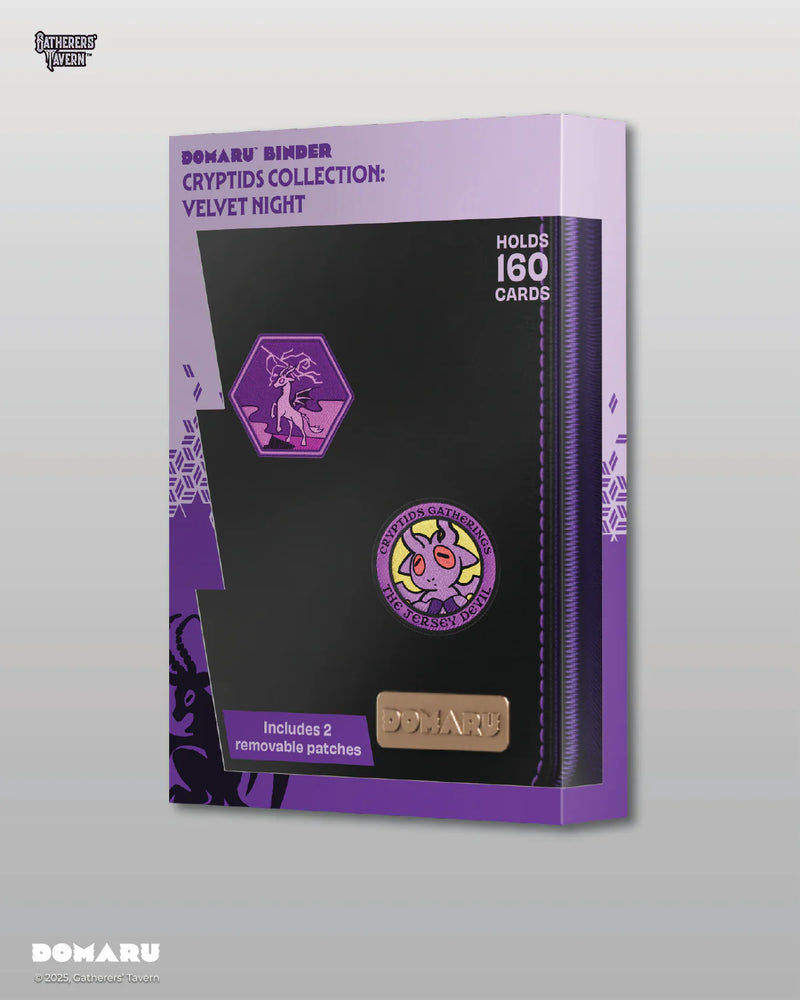 Binder: 4-Pocket DOMARU Cryptids Collection- Velvet Night