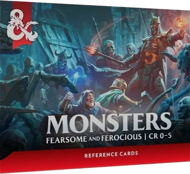 Dungeons & Dragons Reference Cards - Monsters Fearsome and Ferocious