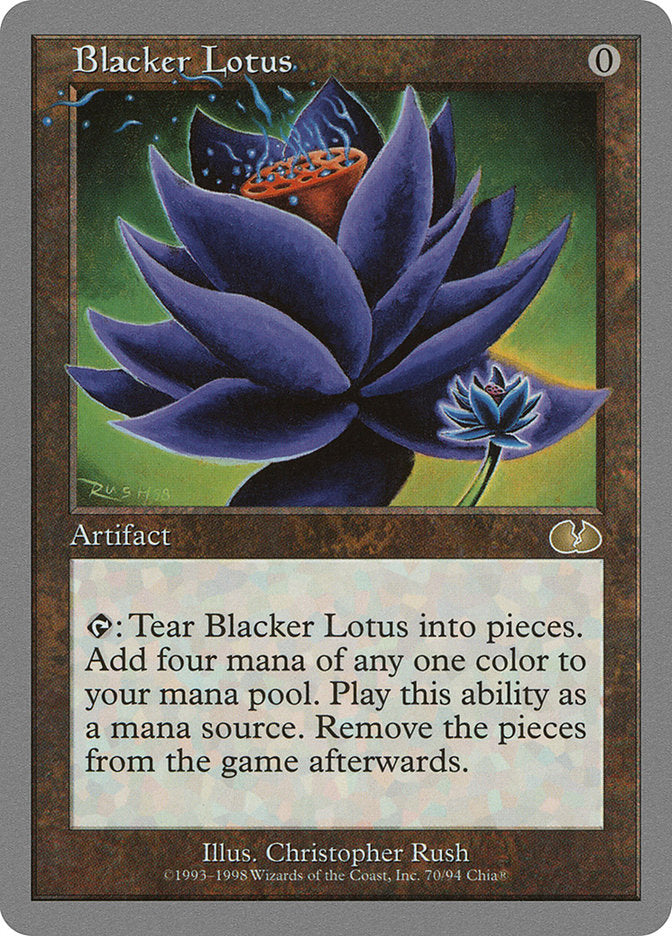 black lotus yugioh card Blacker Lotus [Unglued]