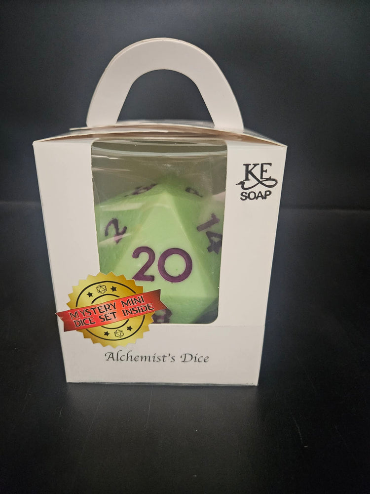 Big D20 Soap Dice: Alchemist's Dice