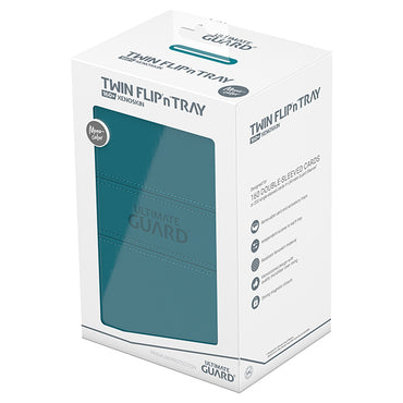 Deck Case: Twin Flip´n´Tray 160+ Standard Size Monocolor - Petrol