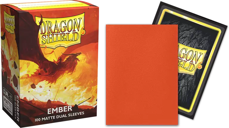 Dragon Shield: Dual Matte - Ember