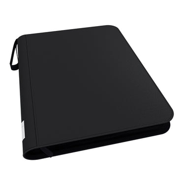Binder: 9-Pocket Zippered Toploader- Solid Color- Black