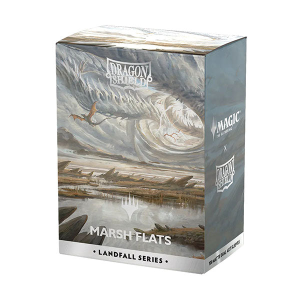 Dragon Shield Sleeves: Standard DUAL- Matte 'MTG Landfall Series- Marsh Flats' Art (100 ct.)