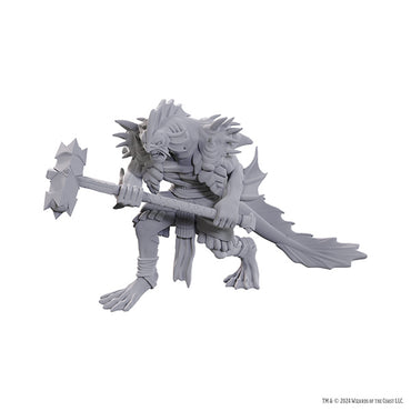 D&D Nolzur's Marvelous Miniatures: Unpainted Minis- Wave 25- Sahuagin Coral Smasher