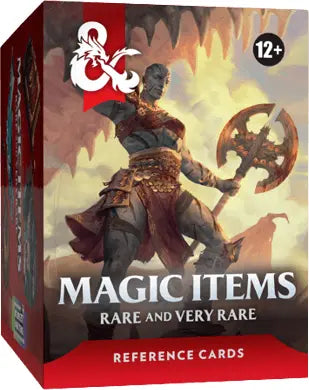 Dungeons & Dragons Reference Cards - Magic Items Rare and Very Rare