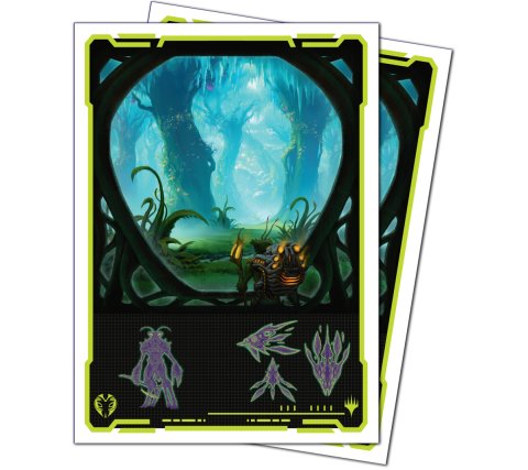Deck Protectors: MTG Apex- Edge of Eternities- Green Mythic (105ct)