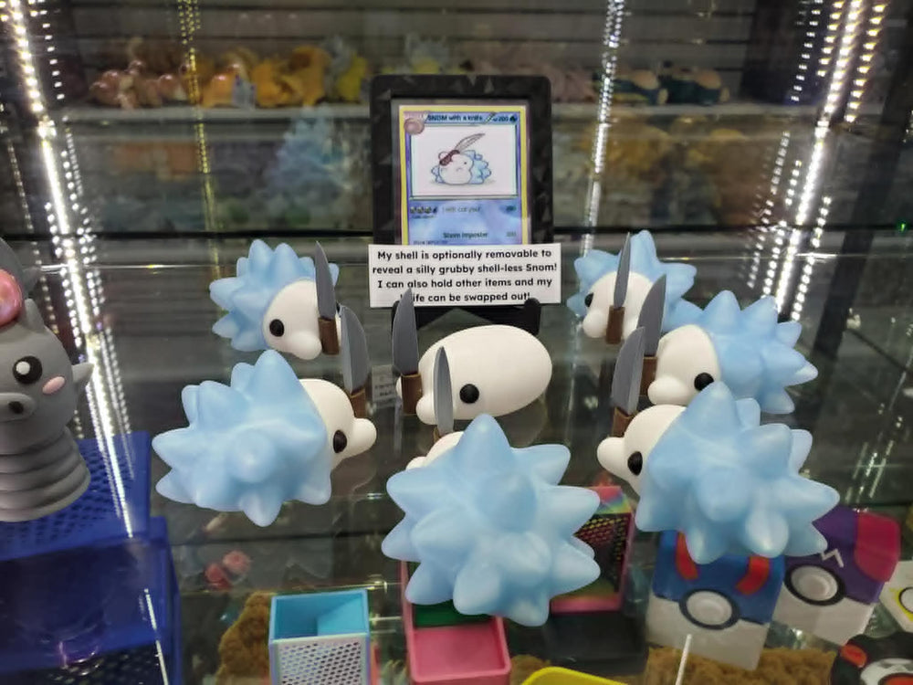 Snom with A Knife 3D print