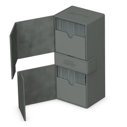 Ultimate Gaurd: Deck Case - Flip Tray 266+ - Mono-Color Grey
