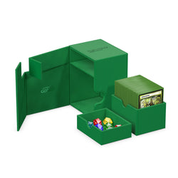 Ultimate Guard - Deck Case - Flip'N'Tray MonoColor 133+ Green