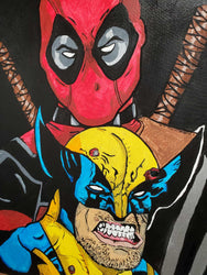 Deadpool & Wolverine Painting