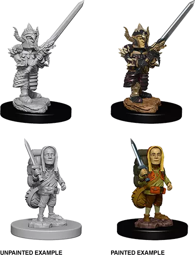 Dungeons & Dragons Nolzur's Marvelous Miniature Halfling Male Fighter