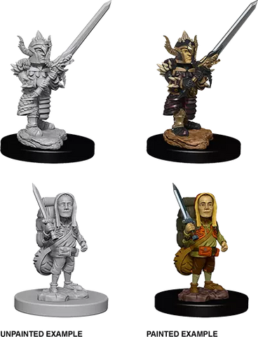 Dungeons & Dragons Nolzur's Marvelous Miniature Halfling Male Fighter