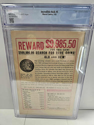 Incredible Hulk #5 CGC 3.0