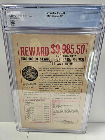 Incredible Hulk #5 CGC 3.0