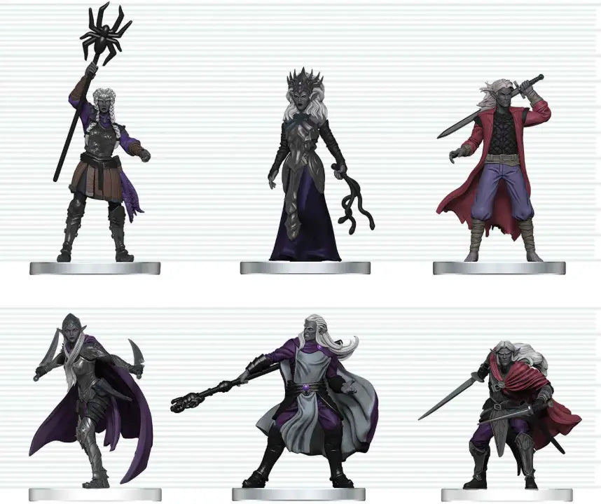 WizKids D&D BRK Mini Icons of the Realms Drow Warband