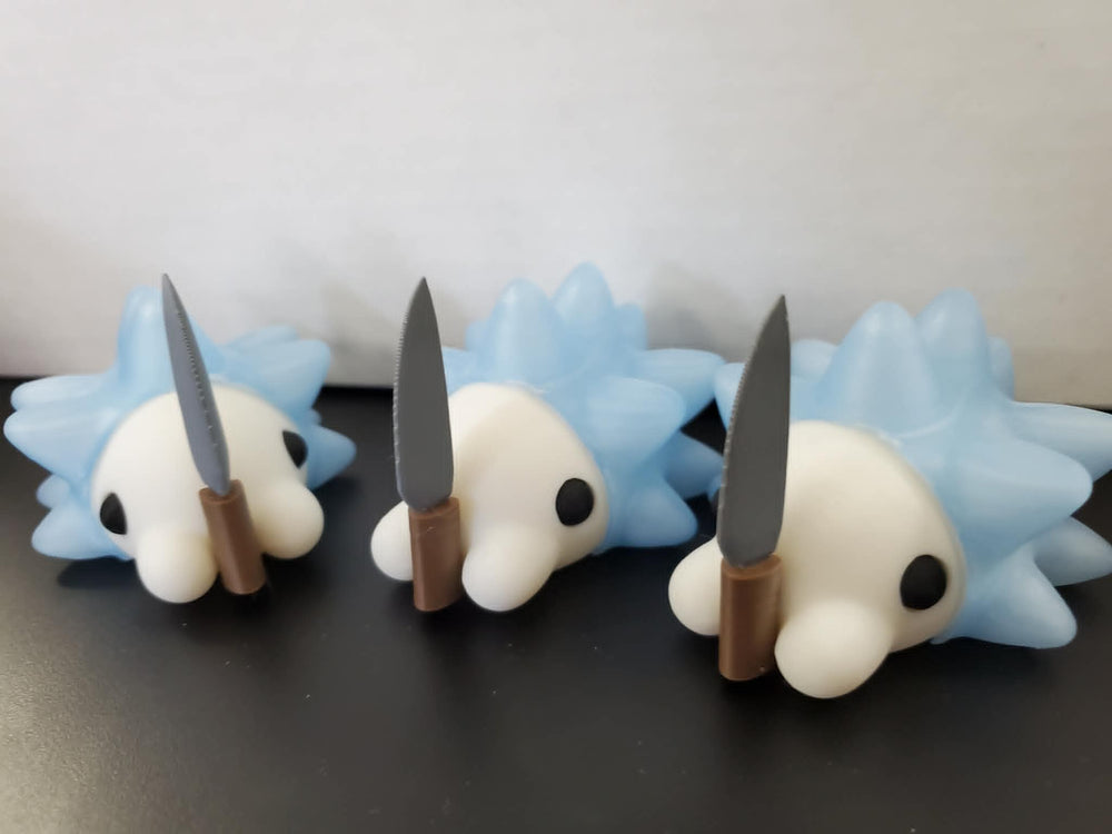 Snom with A Knife 3D print