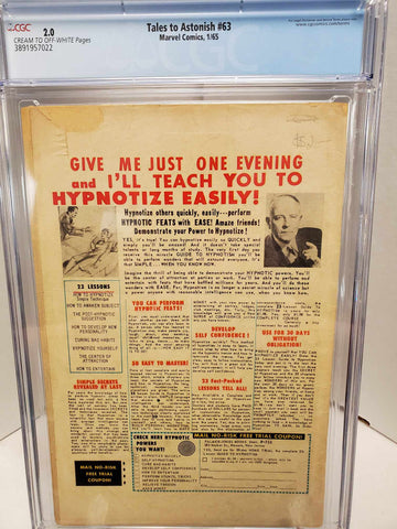 Tales to Astonish #63 CGC 2.0