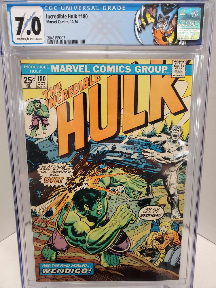 Incredible Hulk #180 CGC 7.0