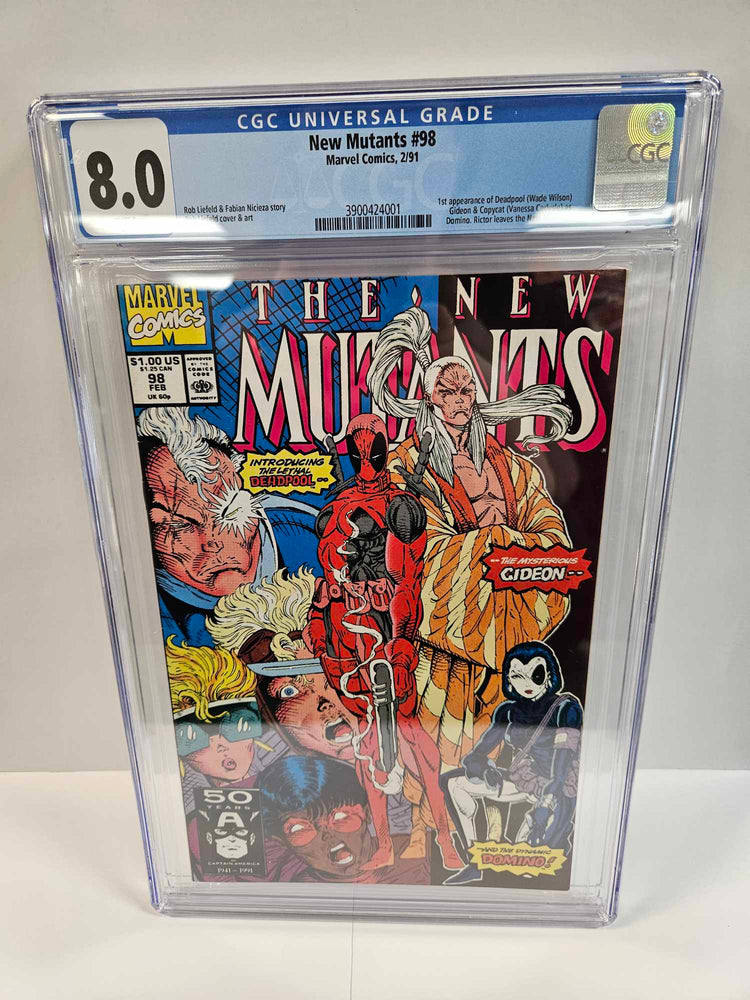 New Mutants #98 CGC 8.0