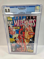 New Mutants #98 CGC 8.0