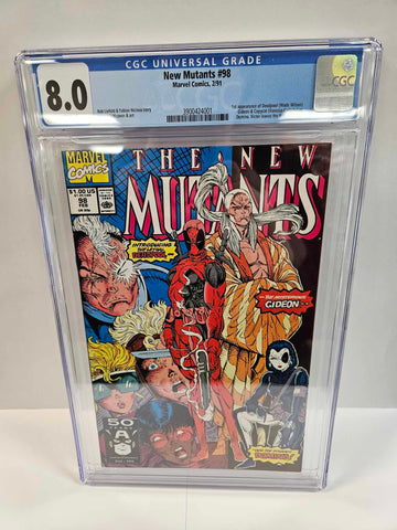 New Mutants #98 CGC 8.0