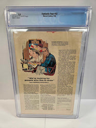 Fantastic Four #52 CGC 3.5
