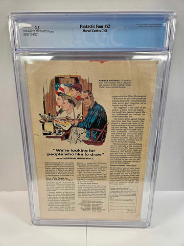 Fantastic Four #52 CGC 3.5