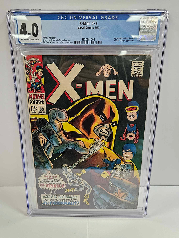 X-Men #33 CGC 4.0