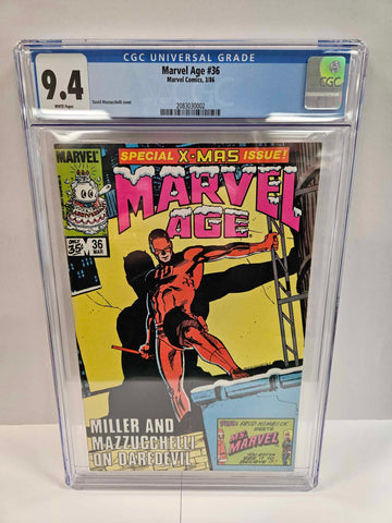 Marvel Age #36 CGC 9.4