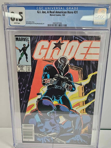 G.I. Joe: A Real American Hero #31 Newsstand Edition CGC 8.5