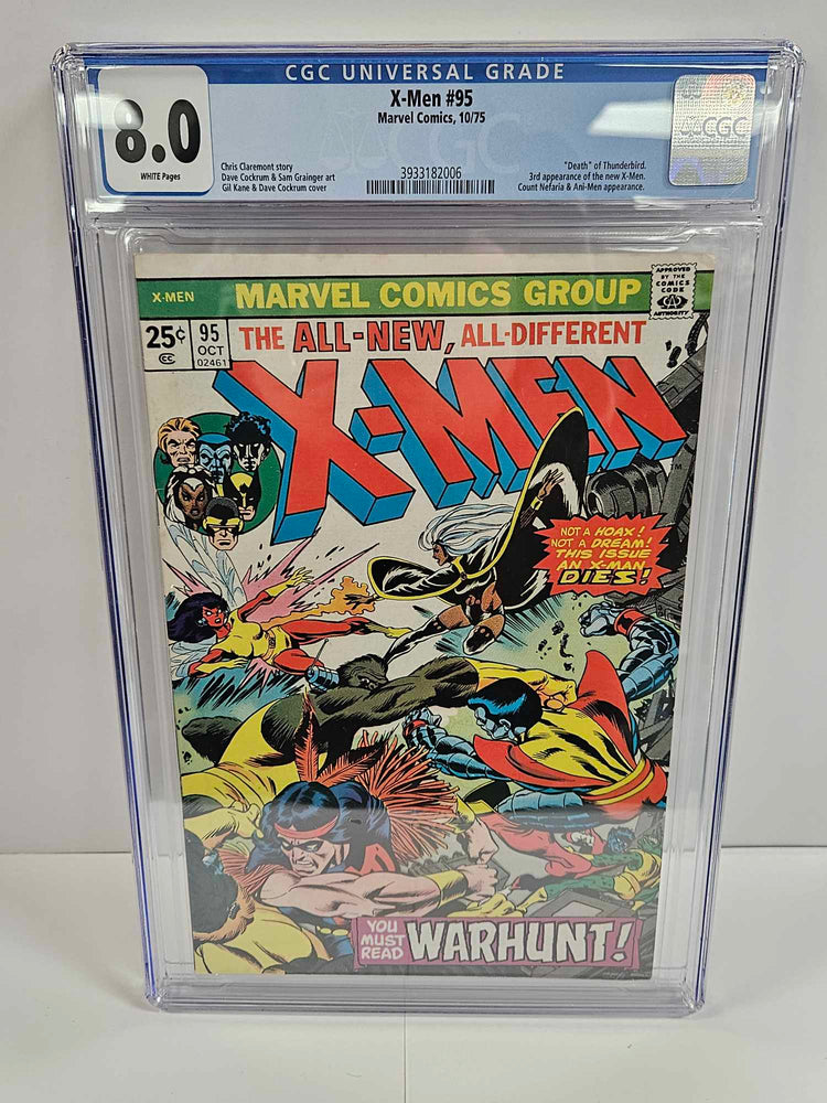 X-Men #95 CGC 8.0