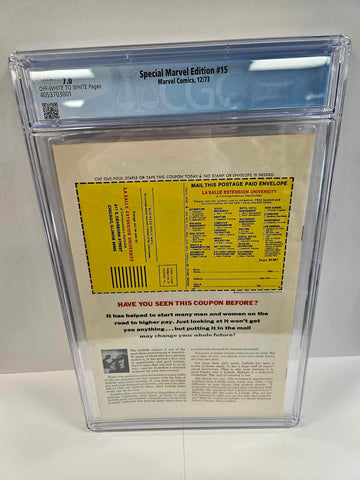 Special Marvel Edition #15 CGC 7.0
