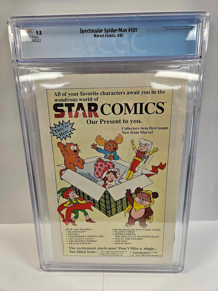 Spectacular Spider-Man #101 CGC 9.8