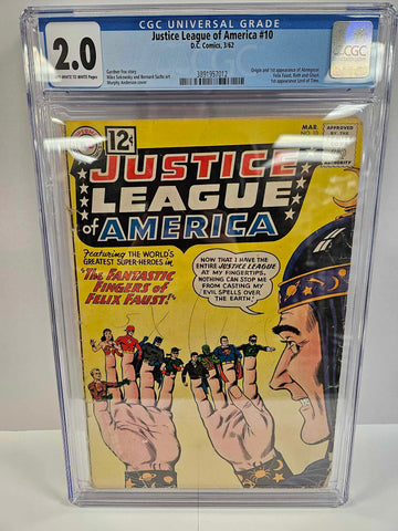Justice League of America #10 CGC 2.0