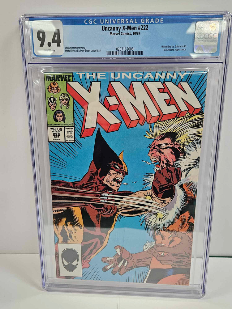 Uncanny X-Men #222 CGC 9.4
